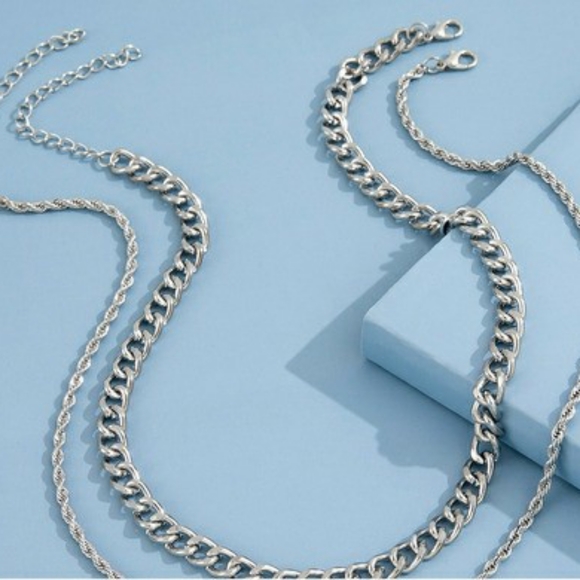 2pcs Men's Necklace - Picture 5 of 6